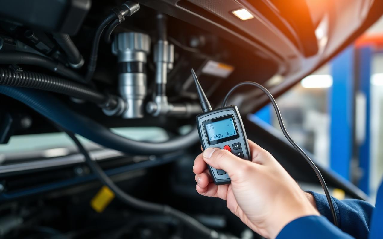 Test szczelności klimatyzacji wodorem – detektor wodorowy w warsztacie MROAUTO Gorzyce