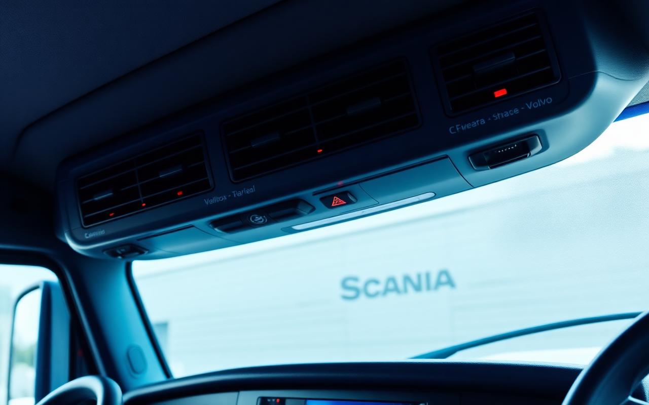 Serwis klimatyzacji TIR Gorzyce – nabijanie klimy w ciągniku siodłowym Scania, Volvo, MAN